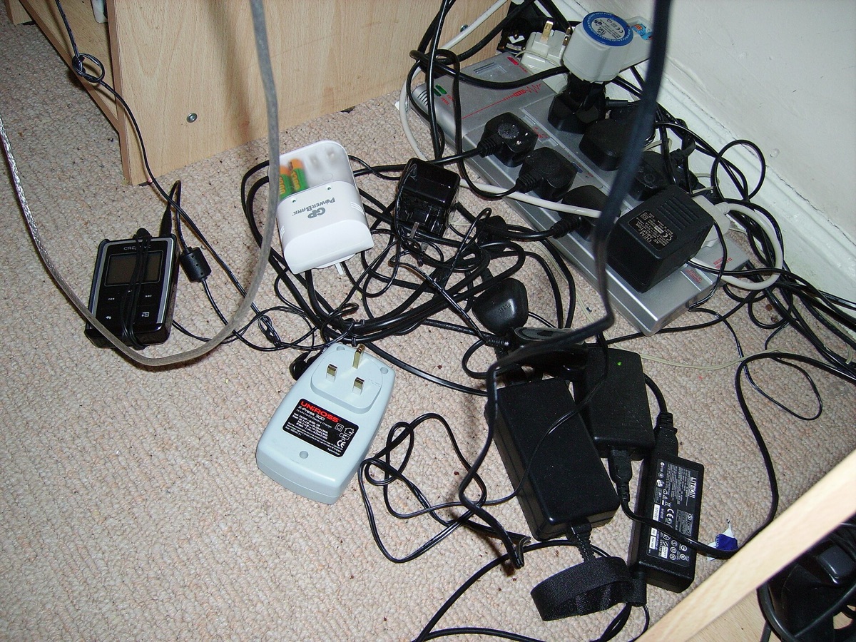 multiprise électrique avec plusieurs prises
